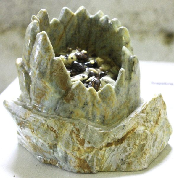 seed safe soapstone sculpture